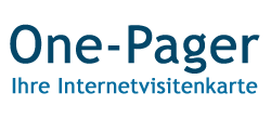 One-Pager - Ihre Internetvisitenkarte